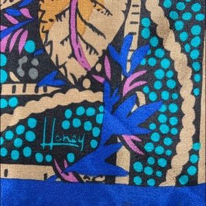 Vintage Silk Scarf By Honey